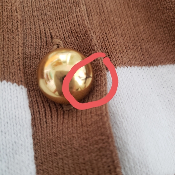 Michael Kors Button Up Sweater Blouse - Picture 6 of 6